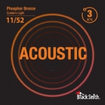 BlackSmith Acoustic Phosphor Bronze, Custom Light 11-52 húr - 3 szett