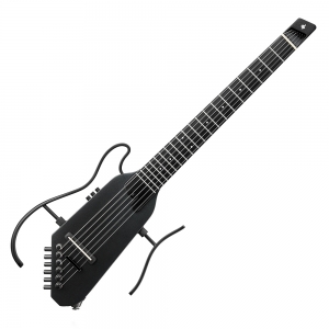 Donner Hush-C silent gitár, elektro-akusztikus, nylonhúros, fekete