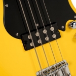 Cort elektromos basszusgitár, rövid menzúra, sárga